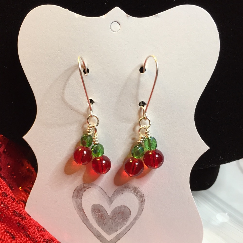 CHERRY ON TOP Earrings/Jewelry From the Heart